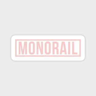 Monorail Millennial Pink Sticker